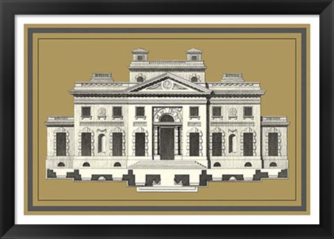 Framed Grand Facade I Print