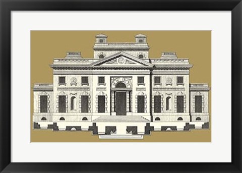 Framed Grand Facade I Print