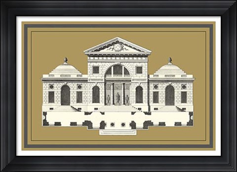 Framed Grand Facade II Print