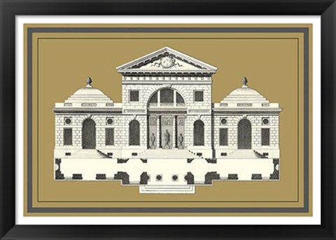 Framed Grand Facade II Print