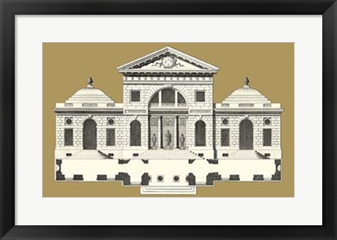 Framed Grand Facade II Print