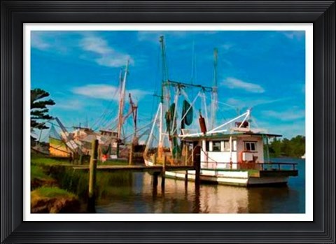 Framed Safe Harbor I Print
