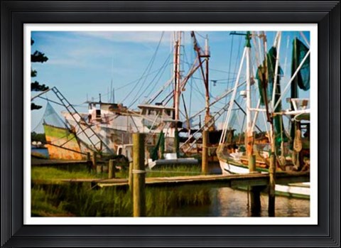 Framed Safe Harbor III Print