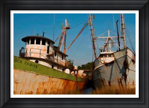 Framed Safe Harbor IV Print