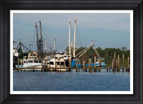 Framed Safe Harbor V Print