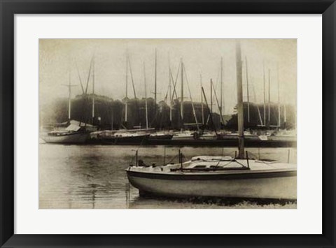 Framed Waiting to Sail I Print