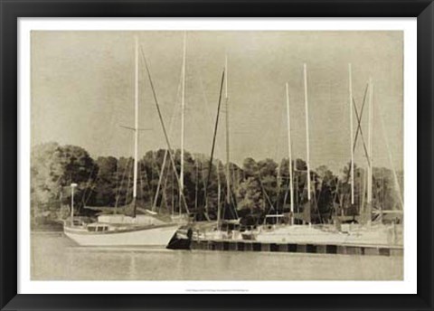 Framed Waiting to Sail II Print