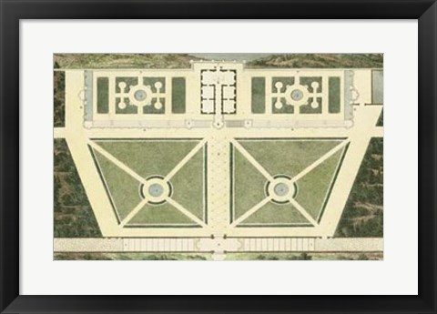 Framed Plan du Casino Colonna, A Marino Print