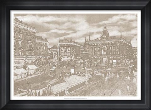 Framed Impressions of Milan I Print