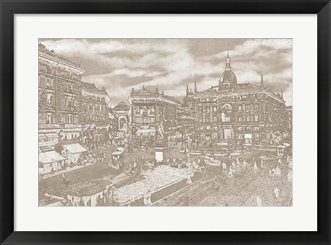 Framed Impressions of Milan I Print