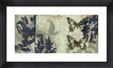 Framed Butterfly Reverie I Print