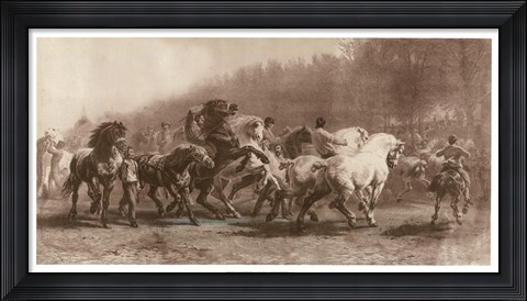 Framed Horse Fair Print