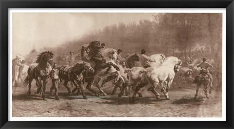 Framed Horse Fair Print