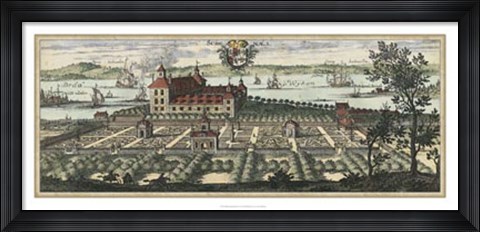 Framed Dahlberg Swedish Estate I Print