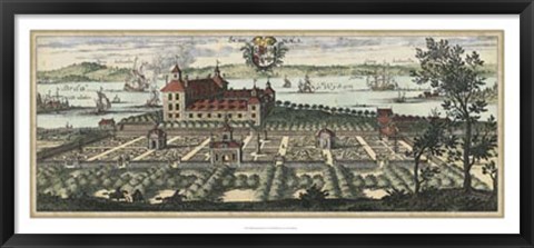 Framed Dahlberg Swedish Estate I Print