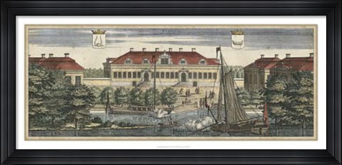 Framed Dahlberg Swedish Estate IV Print