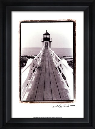 Framed Marshall Point Light, Maine Print