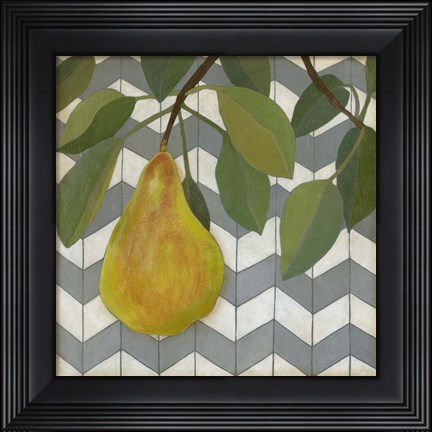 Framed Fruit and Pattern II Print