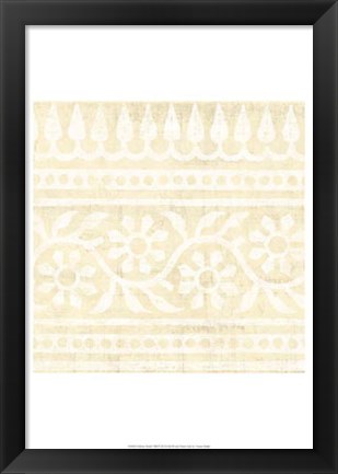 Framed Ethnic Motif VIII Print