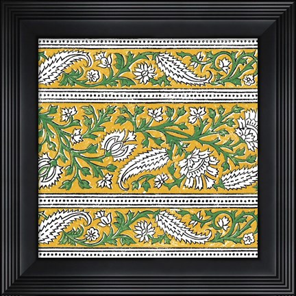 Framed Ceylon Squares III Print