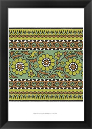 Framed Ceylon Squares IV Print