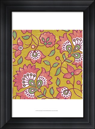 Framed Ceylon Squares VI Print