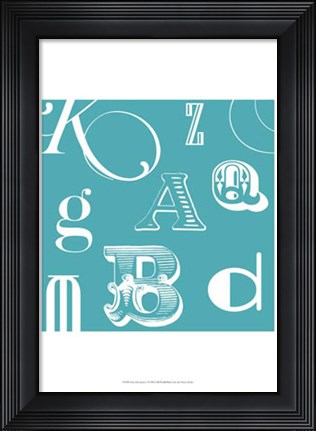Framed Fun With Letters I Print