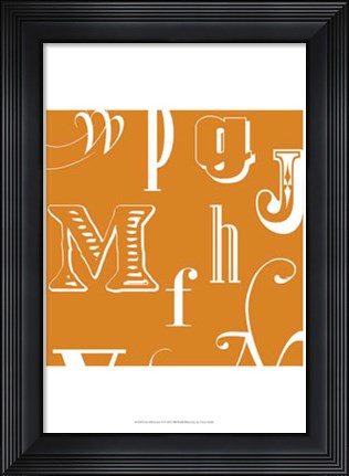Framed Fun With Letters II Print