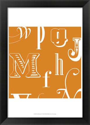 Framed Fun With Letters II Print