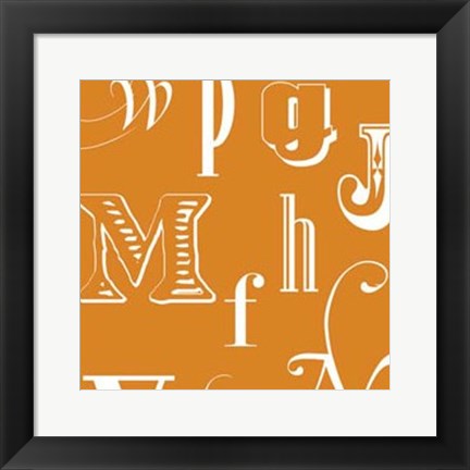 Framed Fun With Letters II Print