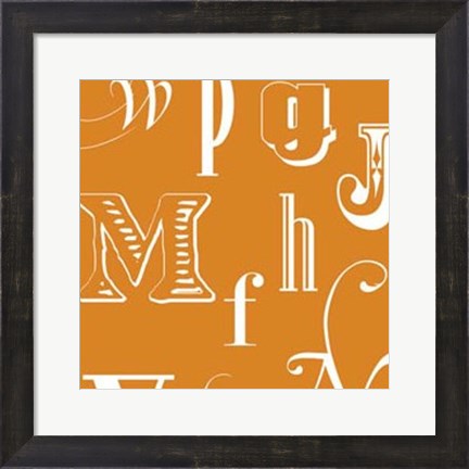 Framed Fun With Letters II Print