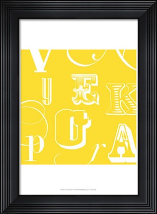 Framed Fun With Letters IV Print