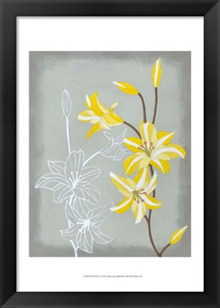 Framed Floral Echo II Print