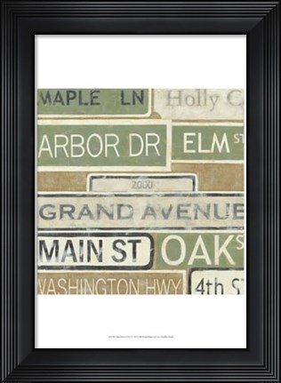 Framed Main Street USA I Print