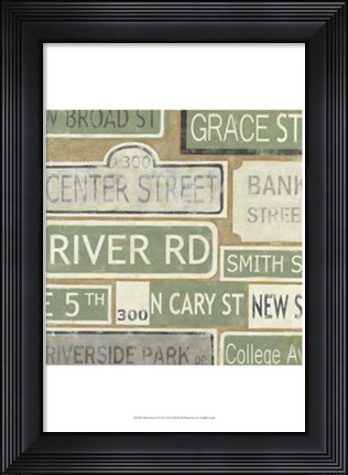 Framed Main Street USA II Print