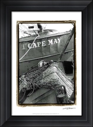 Framed Fishing Trawler- Cape May Print