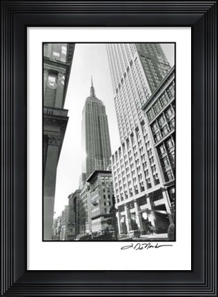 Framed Empire State Building III Print