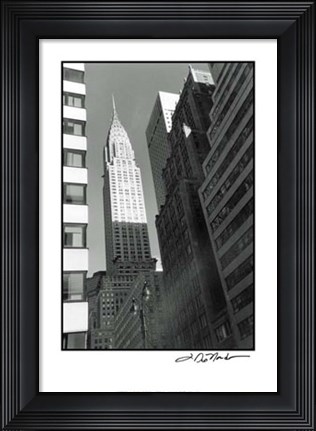 Framed Chrysler Building Print