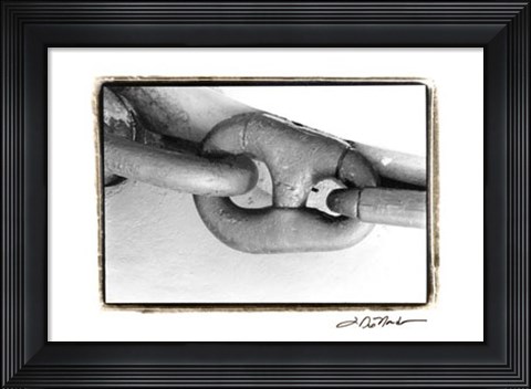 Framed Linked Together II Print