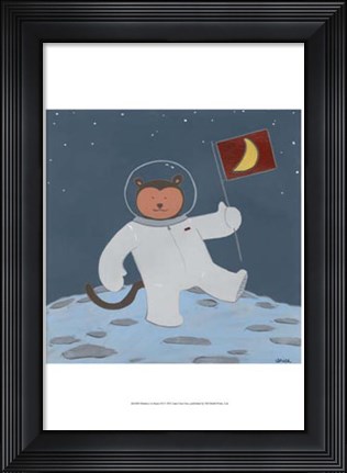 Framed Monkeys in Space III Print
