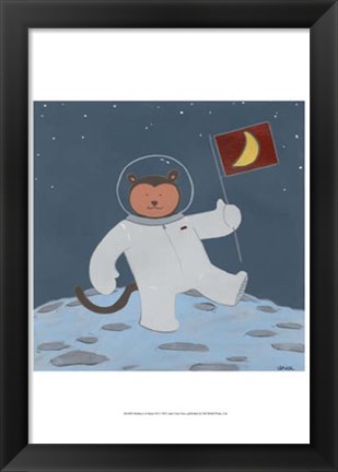 Framed Monkeys in Space III Print