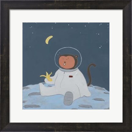 Framed Monkeys in Space IV Print
