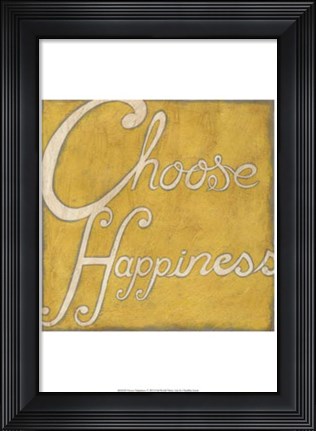 Framed Choose Happiness Print