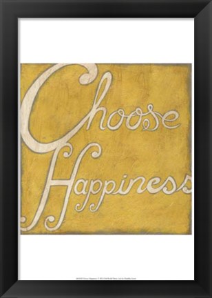 Framed Choose Happiness Print