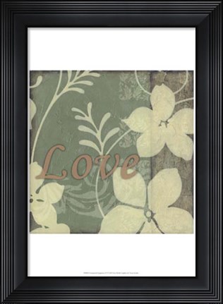 Framed Ornamental Inspiration IV Print