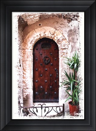 Framed Doors of Europe III Print
