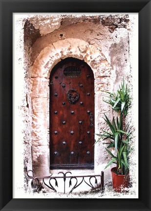 Framed Doors of Europe III Print