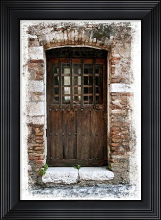 Framed Doors of Europe IV Print