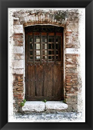 Framed Doors of Europe IV Print