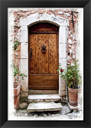 Framed Doors of Europe V Print